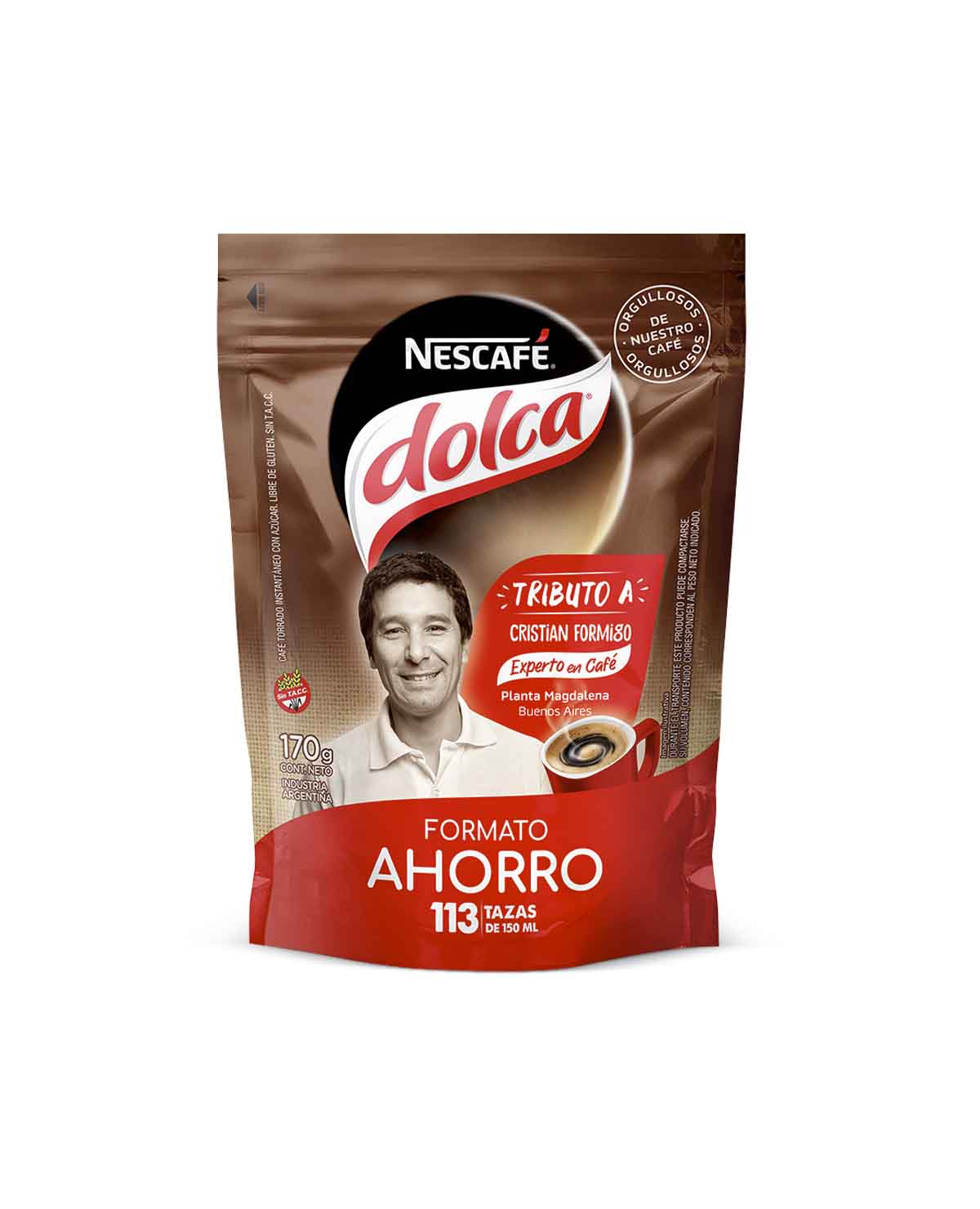 Café Nescafe Dolca Doypack x 170 Gr